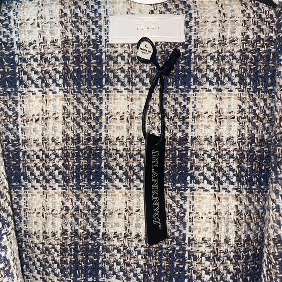 NWT! Blank NYC Once In A Lifetime Cropped Tweed Shacket - Size Large - Picture 15 of 16